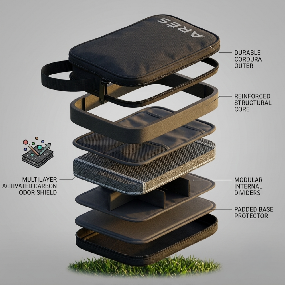 Arès bag exploded view